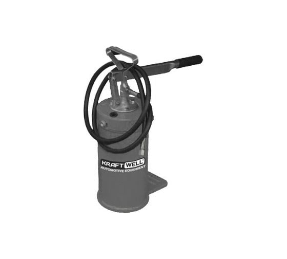 Изображение товара Нагнетатель солидола с ручным приводом KraftWell 5 л KRW1797B