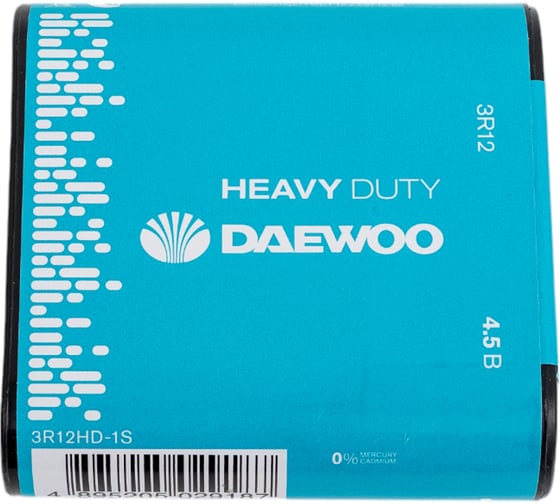 Изображение товара Батарейка Солевой элемент питания DAEWOO "квадрат" 3R12 4.5В Heavy Duty 1S(уп.1шт) 5029187