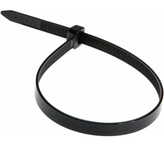 Изображение товара Ленточный хомут с нейлоновым язычком BERNER черный, 205x3.6 369954