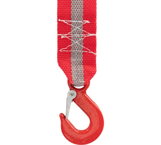 Изображение товара Буксировочный трос REXANT 5 т, 4 м, со светоотражающей лентой с двумя крюками 80-0224