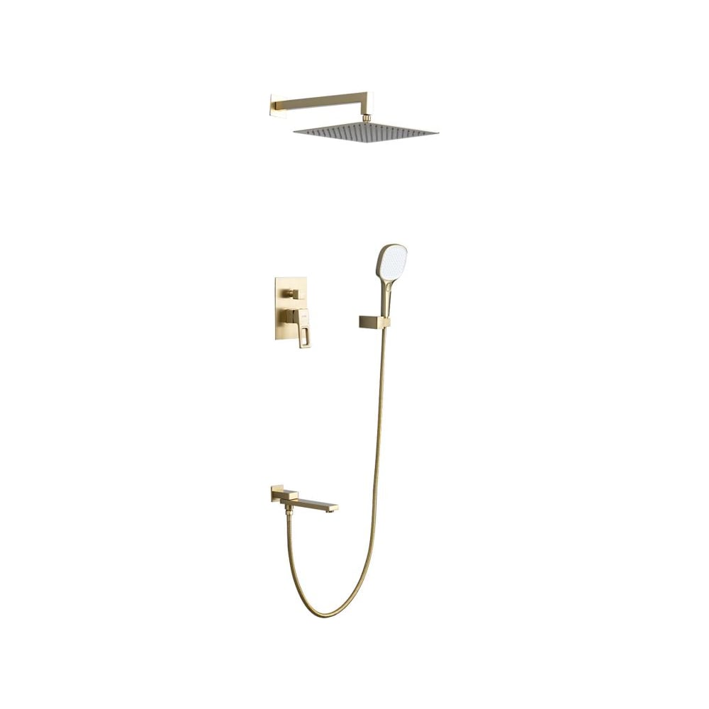 Изображение товара Душевая система GAPPO G7117-3 с поворотным изливом и верхним душем 300 мм