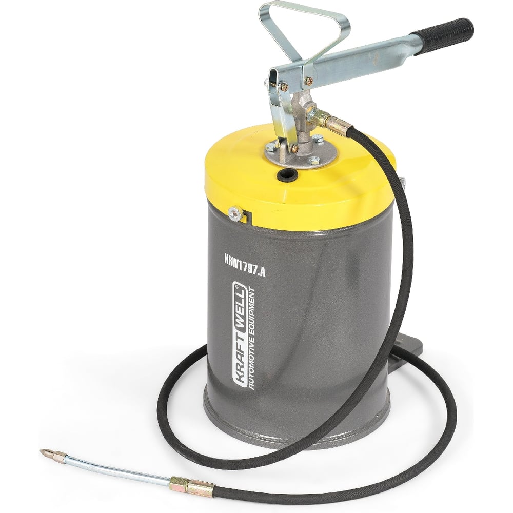 Изображение товара Нагнетатель солидола ручной KraftWell 10 кг KRW1797A