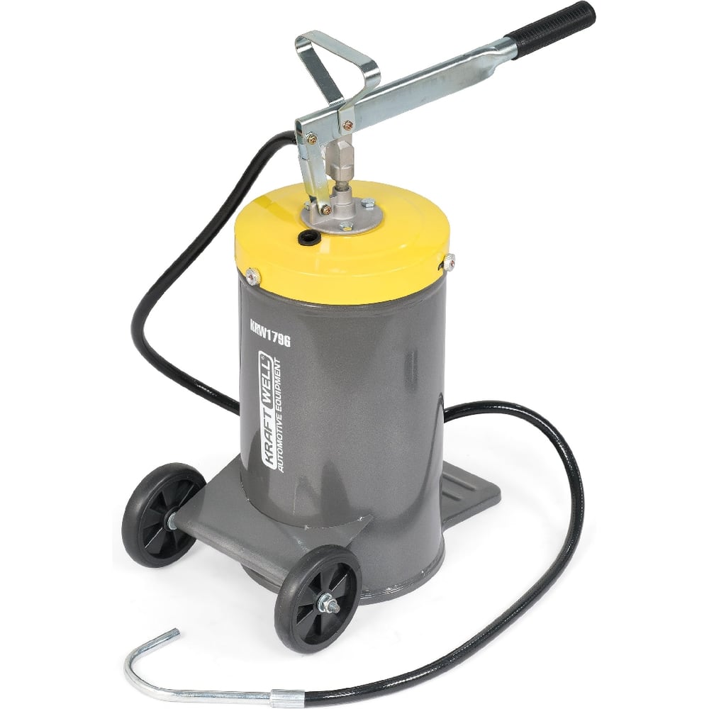 Изображение товара Нагнетатель масла с ручным приводом KraftWell 16 л KRW1796 переносной