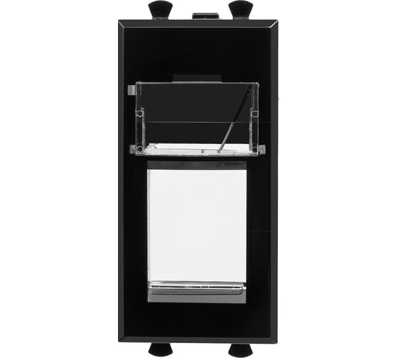 Изображение товара Адаптер для Keystone DKC Avanti 1 модуль, черный квадрат 4402201