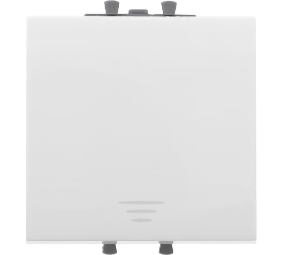 Изображение товара Кнопка DKC Avanti белое облако, 16A, 2 модуля 4400152