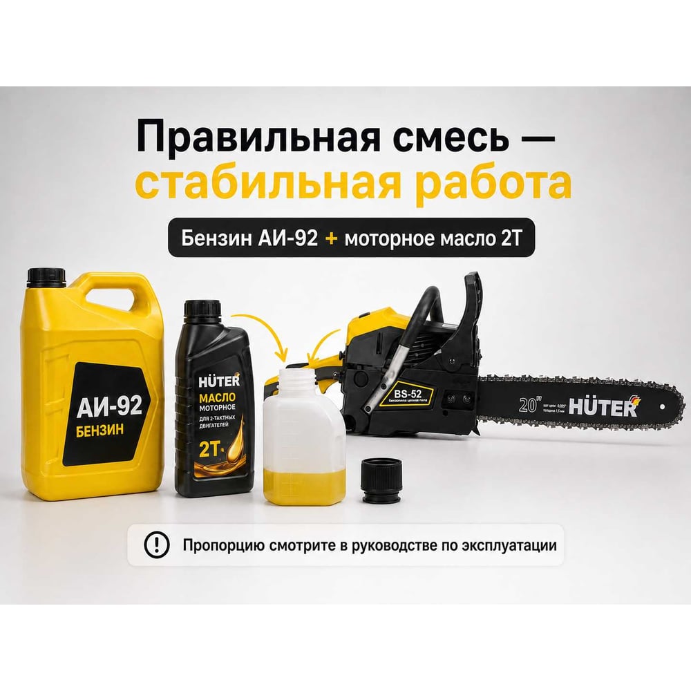 Изображение товара Бензопила Huter BS-52 70/6/3