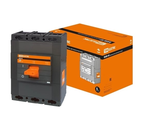 Изображение товара Автоматический выключатель TDM ELECTRIC ВА88-40 3Р 1000А 35кА SQ0707-0107