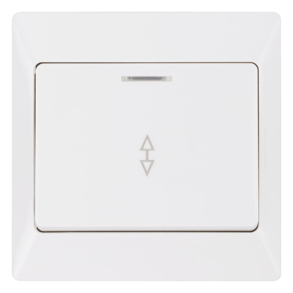 Изображение товара Выключатель одноклавишный проходной TDM ELECTRIC Ильмень 10А белый SQ1823-0006