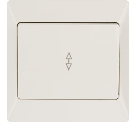 Изображение товара Выключатель слоновая кость 1 клавишный на 2 направления TDM ELECTRIC 10А, серия "Ильмень" SQ1823-0105