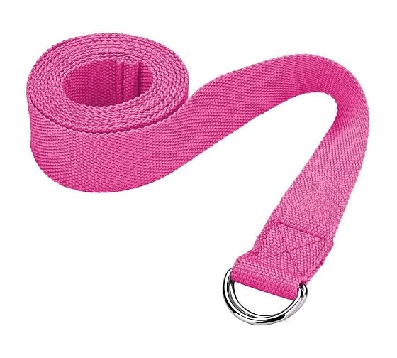 Изображение товара Ремешок для йоги Start Up NT18021 173x3.8 см, розовый 4690222156157