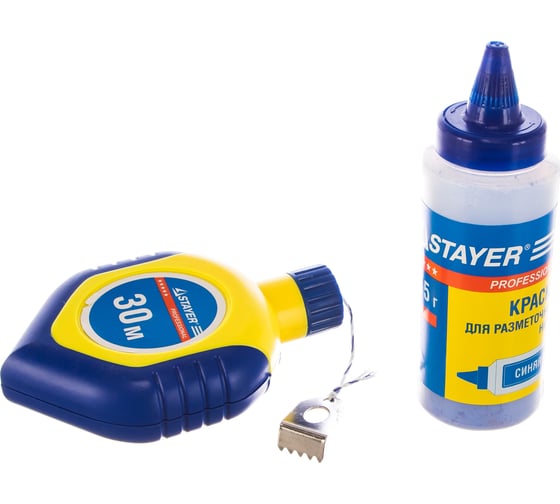 Изображение товара Нить разметочная с синей краской (115 г; 30 м) Stayer 2-06383-H2