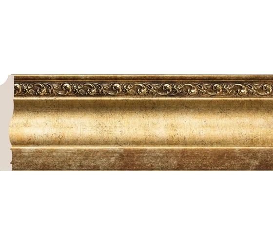 Изображение товара Декоративный плинтус Cosca Decor 95 античное золото СПБ016621