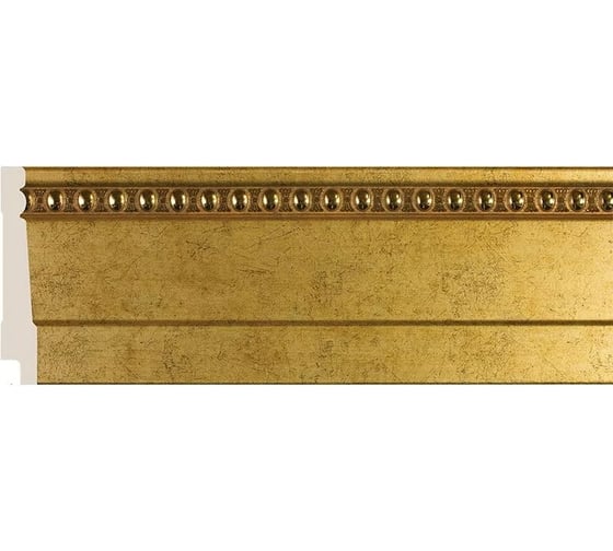 Изображение товара Декоративный плинтус Cosca Decor 90 античное золото СПБ030459
