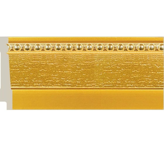 Изображение товара Декоративный плинтус Cosca Decor 90 золотой СПБ023841