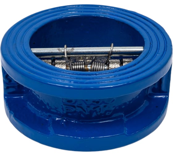 Изображение товара Обратный клапан Ci Ду50 Ру16 двухдисковый межфланцевый чугунный D100-01758