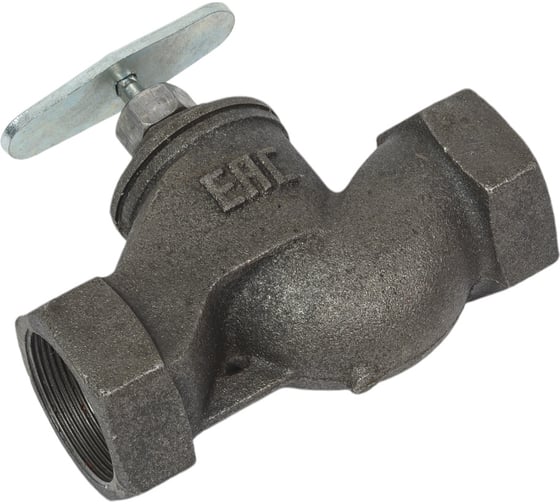 Изображение товара Запорный вентиль Ci аналог 15кч18п Ду50 Ру16 чугунный муфтовый D090-00013