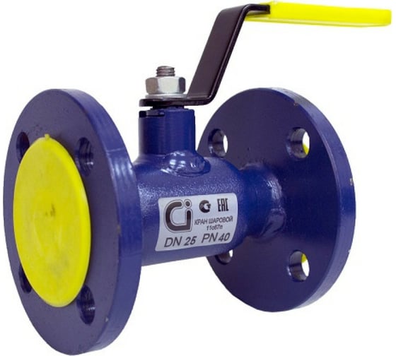 Изображение товара Шаровой кран Ci стандартнопроходной аналог 11с67п Ду80 Ру16 стальной с рукояткой D160-01490