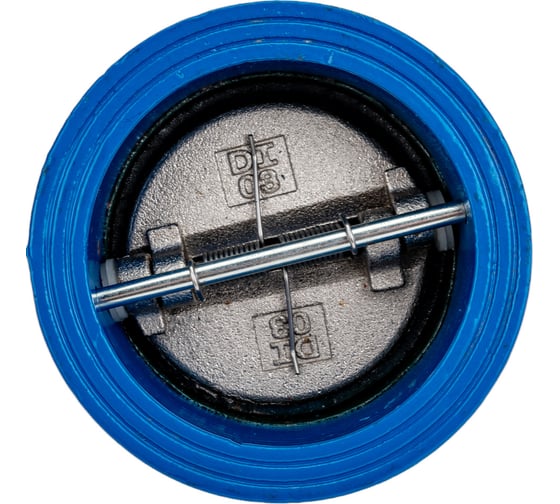 Изображение товара Обратный клапан Ci Ду80 Ру16 двухдисковый межфланцевый чугунный D100-01759