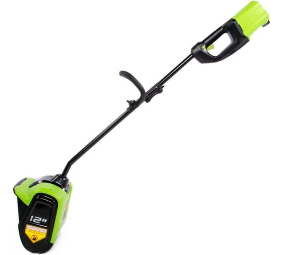 Изображение товара Бесщеточный аккумуляторный снегоуборщик GreenWorks 60V, 30 см, с АКБ 4 А*ч и ЗУ 2602607UB  