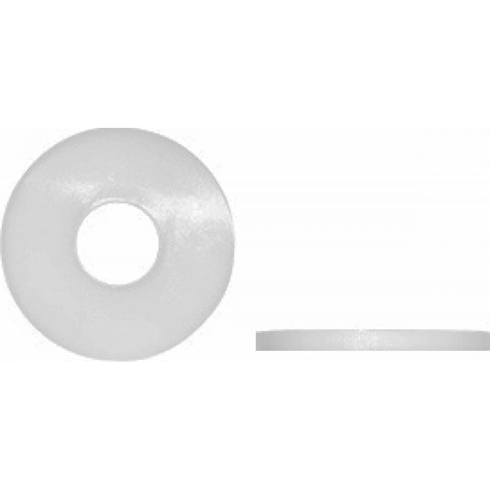 фото Увеличенная полиамидная пластиковая плоская шайба dinfix