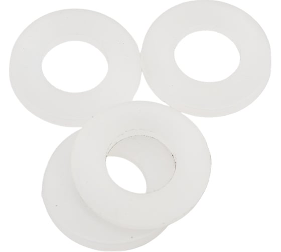 Изображение товара Плоская полиамидная (пластиковая) шайба DINFIX DIN 125А, D8, 50 шт. 00-00001745