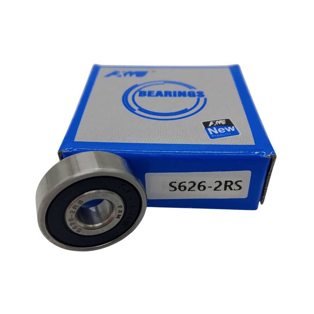 Изображение товара Подшипник FXM S626-2RS радиальный однорядный шариковый из нержавейки