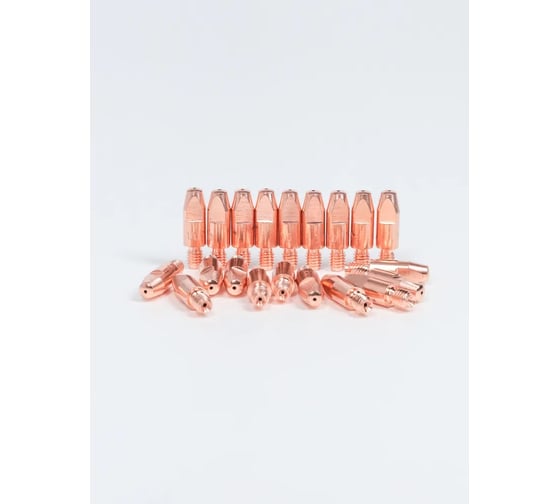 Изображение товара Наконечник сварочный PLAZWELD М6х28х1,0мм Cu-Е, 20шт 140.0242-20