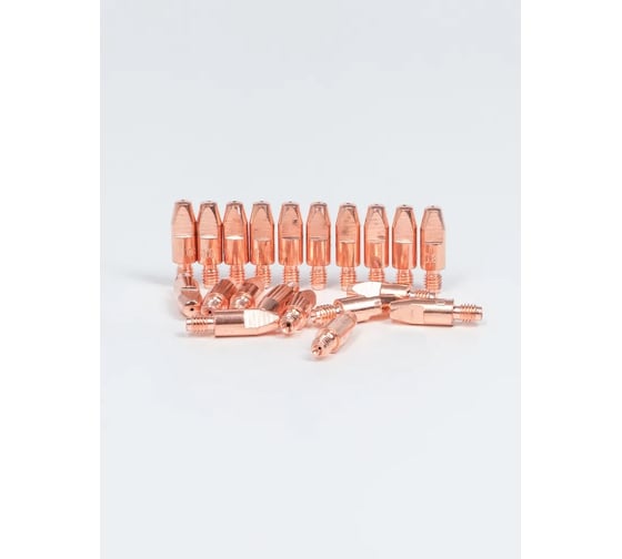 Изображение товара Наконечник сварочный PLAZWELD М6х28х0,8мм Cu-Е, 10шт 140.0051-10