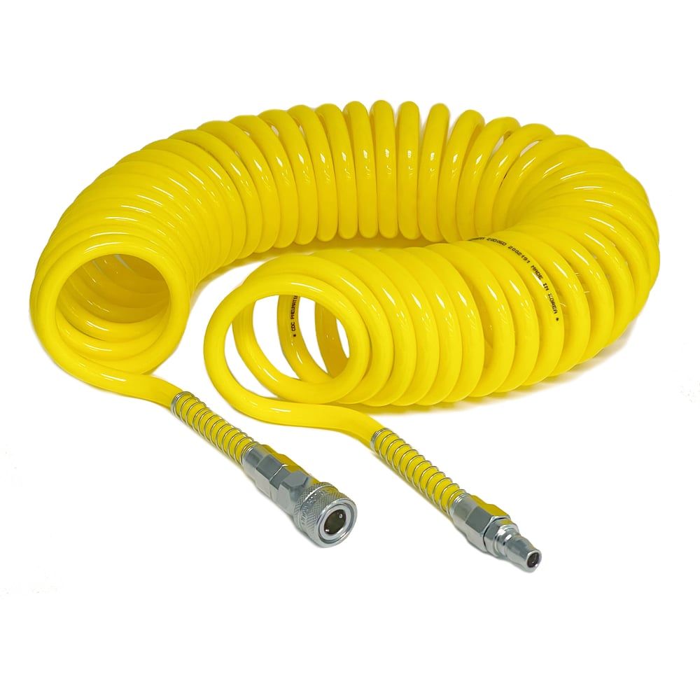 Изображение товара Спиральный пневматический шланг 8х5 мм 5 м CDC Pneumatics UC 0850-5C YELLOW
