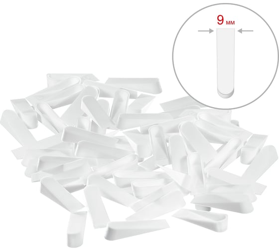 Изображение товара Клинья STAYER для кафеля, 9 мм, 50шт 3382-2