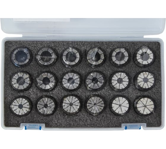 Изображение товара Набор цанг ER32 (18 шт; 3-20 мм) ZITOM cb20009