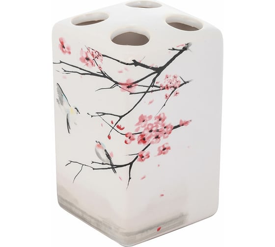 Изображение товара Держатель для зубных щеток Рыжий кот Сакура керамика TBH-S 006519