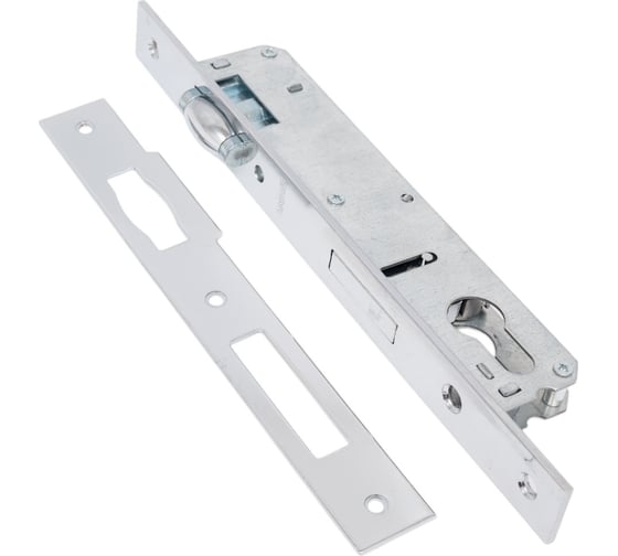 Изображение товара Замок дверной врезной ANBO м/о 85 мм, пл.23 мм, д/м 20 мм с роликовой защелкой l4374