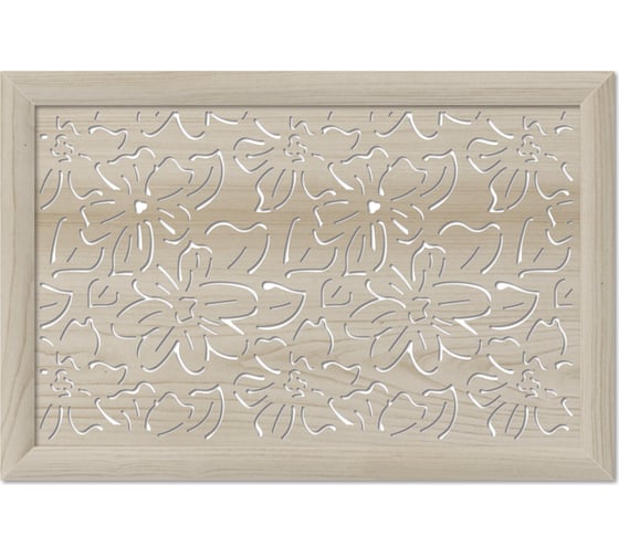 Изображение товара Экран для радиатора Стильный Дом Цветы 90x60 см, дуб сонома v547206