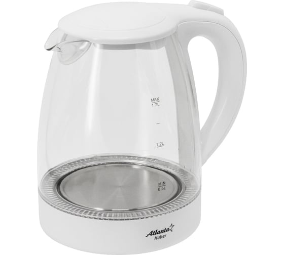 Изображение товара Электрический стеклянный чайник Atlanta ATH-2470 white
