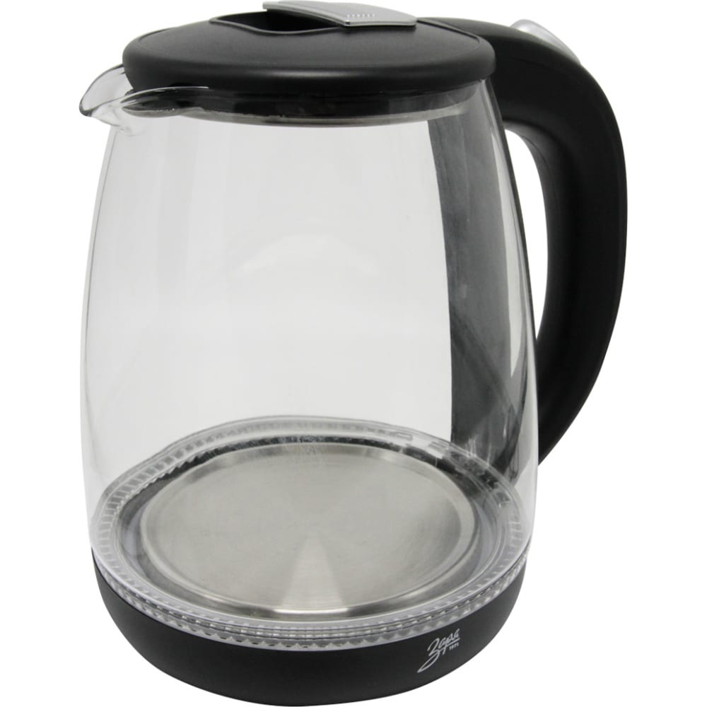 Электрический стеклянный чайник Заря мерная чашка заря