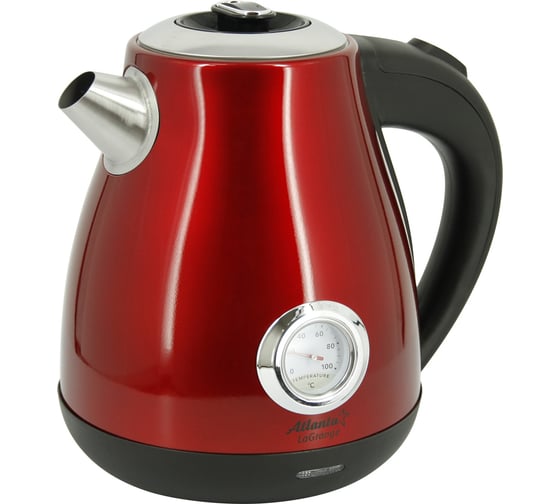Изображение товара Электрический металлический чайник Atlanta ATH-2440 red