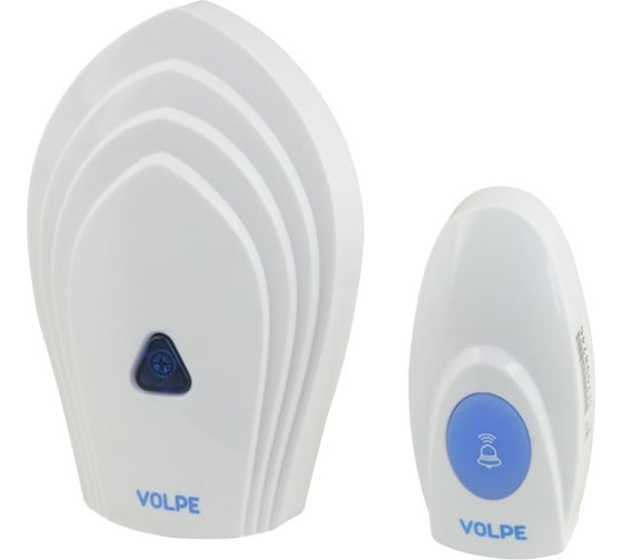 Изображение товара Беспроводной звонок Volpe UDB-Q029 W-R1T1-16S-80M-WH 16 мелодий UL-00002405
