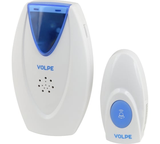 Изображение товара Беспроводной звонок Volpe UDB-Q028 W-R1T1-16S-80M-WH 16 мелодий UL-00002404