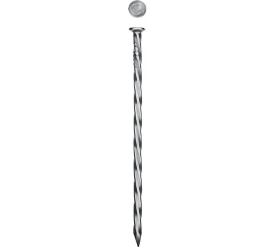 Изображение товара Гвозди винтовые 4х80 1кг для крепления деревянных конструкций 3, чертеж 7811-7115 ARNO INDUSTRIES A59003408001505