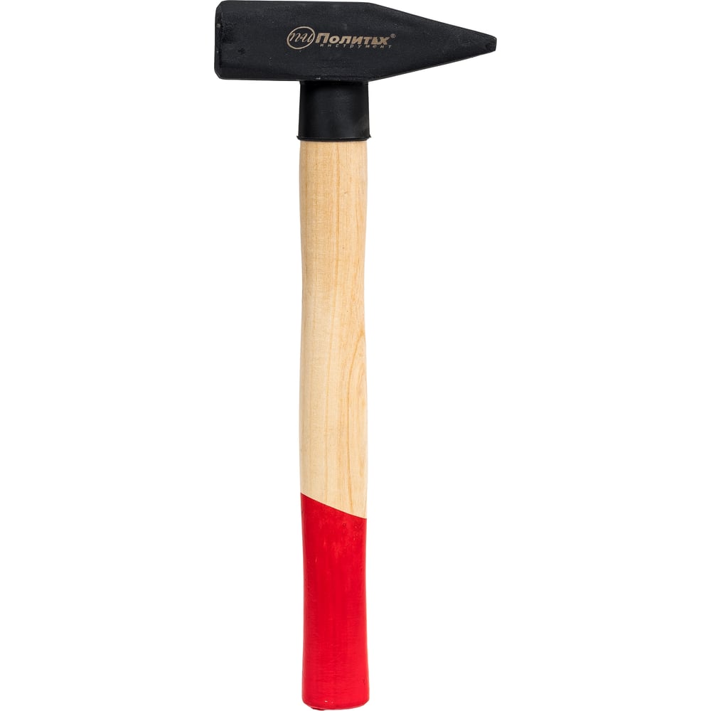 Изображение товара Молоток Политех с квадратным бойком и деревянной ручкой 1 кг