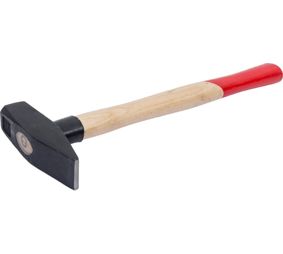 Изображение товара Молоток Политех с квадратным бойком, деревянная ручка, 800г 2535080