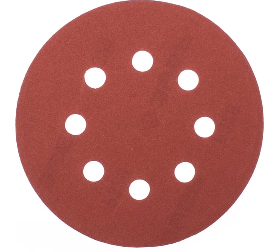 Изображение товара Круг шлифовальный универсальный 5 шт. (125 мм; Р320) "Мастер" Зубр 35562-125-320