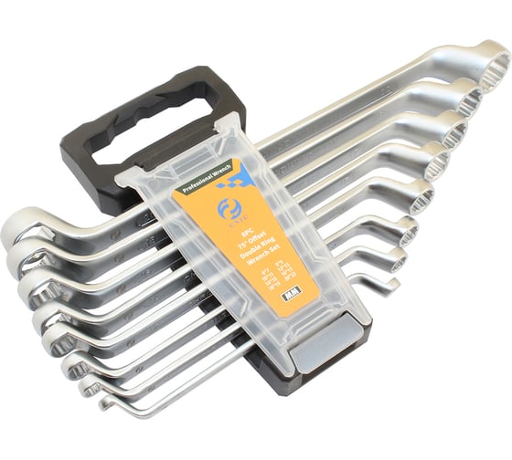 Изображение товара Набор ключей CNIC Накидных из 8-ми шт. 6х7 - 20х22 CrV на клипсе 026 76465