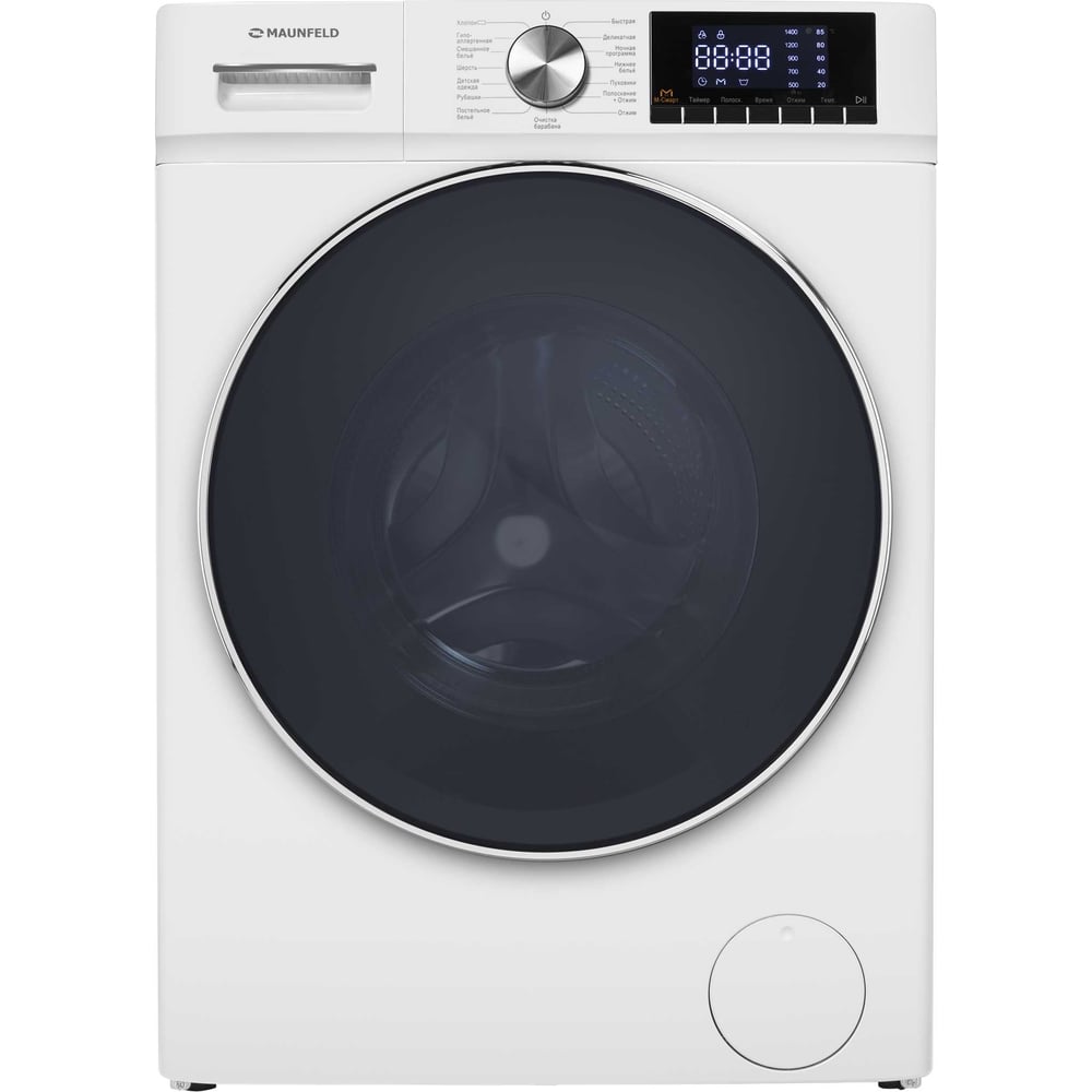 Изображение товара Стиральная машина MAUNFELD MFWM127IWH02, инвертор, пар, 7 кг, 16 программ