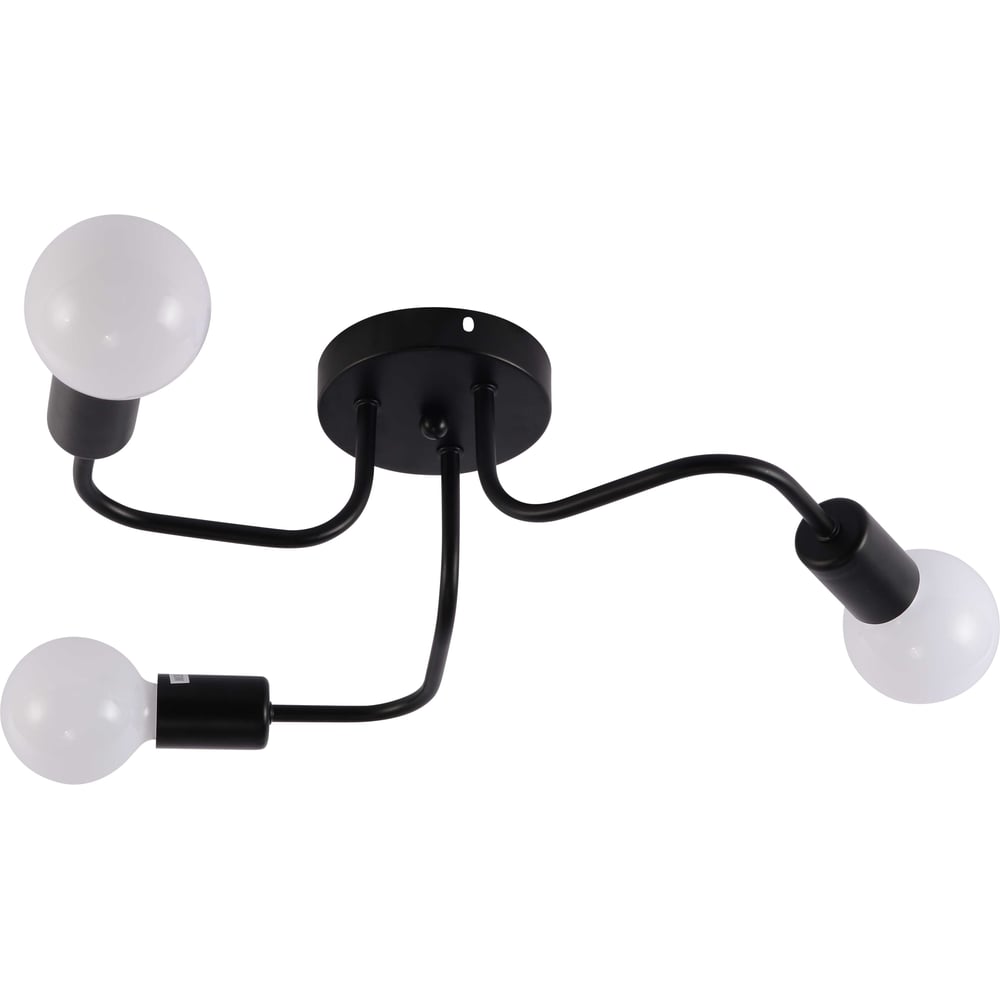 Изображение товара Люстра Schaffner Neve 4205-3 BK 3 лампы по 60 Вт современный дизайн