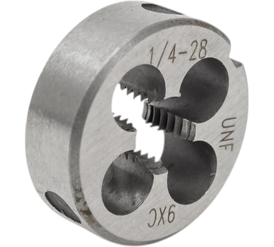 Изображение товара Дюймовая Плашка ИПК UNF 1/4 (28 ниток, 9ХС) UNF 1/4-28 9XC