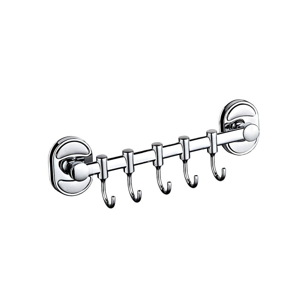 Изображение товара Вешалка FRAP F1915-5 металлическая хромированная с 5 крючками