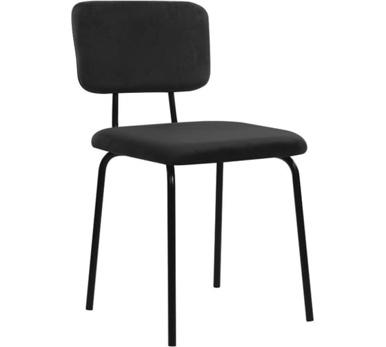 Изображение товара Стулья BRABIX CF-090, КОМПЛЕКТ 4 шт., черный каркас, ткань черная, 533243