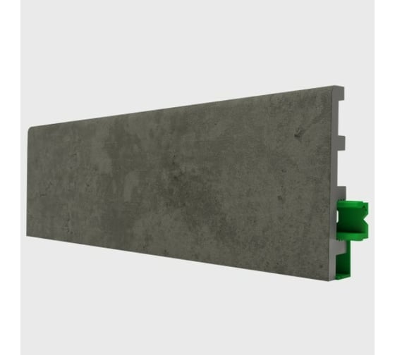 Изображение товара Плинтус Hannahholz 16x81x2000 мм, Бетон антрацит светлый, 404 Polynix 31.03.81404.375